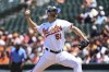 Baltimore Orioles starting pitcher Austin Voth (51) throws during the first inning of a baseball game against the Tampa Bay Rays, Sunday, June 19, 2022, in Baltimore. (AP Photo/Terrance Williams)