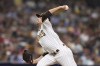San Diego Padres starting pitcher MacKenzie Gore throws to a Philadelphia Phillies batter during the fifth inning of a baseball game Friday, June 24, 2022, in San Diego. (AP Photo/Derrick Tuskan)