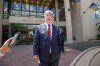 MIKE DEAL / WINNIPEG FREE PRESS
Former Mayor Glen Murray arrives at City Hall, Wednesday afternoon, to submit his papers to enter the mayoral race.
220622 - Wednesday, June 22, 2022.