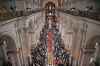 A general view of the service of thanksgiving for the reign of Queen Elizabeth II at St Paul's Cathedral in London, Friday June 3, 2022 on the second of four days of celebrations to mark the Platinum Jubilee. The events over a long holiday weekend in the U.K. are meant to celebrate the monarch's 70 years of service. (Dan Kitwood/Pool Photo via AP)