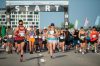 ETHAN CAIRNS / WINNIPEG FREE PRESS
Runners depart from the start line at the Manitoba Marathon on Sunday morning. Concerns for the safety of participants, amid rising temperatures, forced organizers to halt the competition later in the morning.