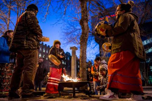 Michael Pratt's Sacred Fire, one of 70 photos selected by a jury for a Canada 150 exhibit.