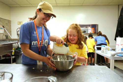 “Kids in the Kitchen program is kind of like concert tickets, it sells out in two minutes,” says Mini U director Jay Gamey.