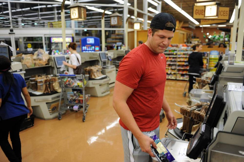 Steve Pfost/Dallas Morning News/MCT
It took a while for consumers to warm up to them, but self-checkouts have become the preferred option for many shoppers when leaving the grocery store.