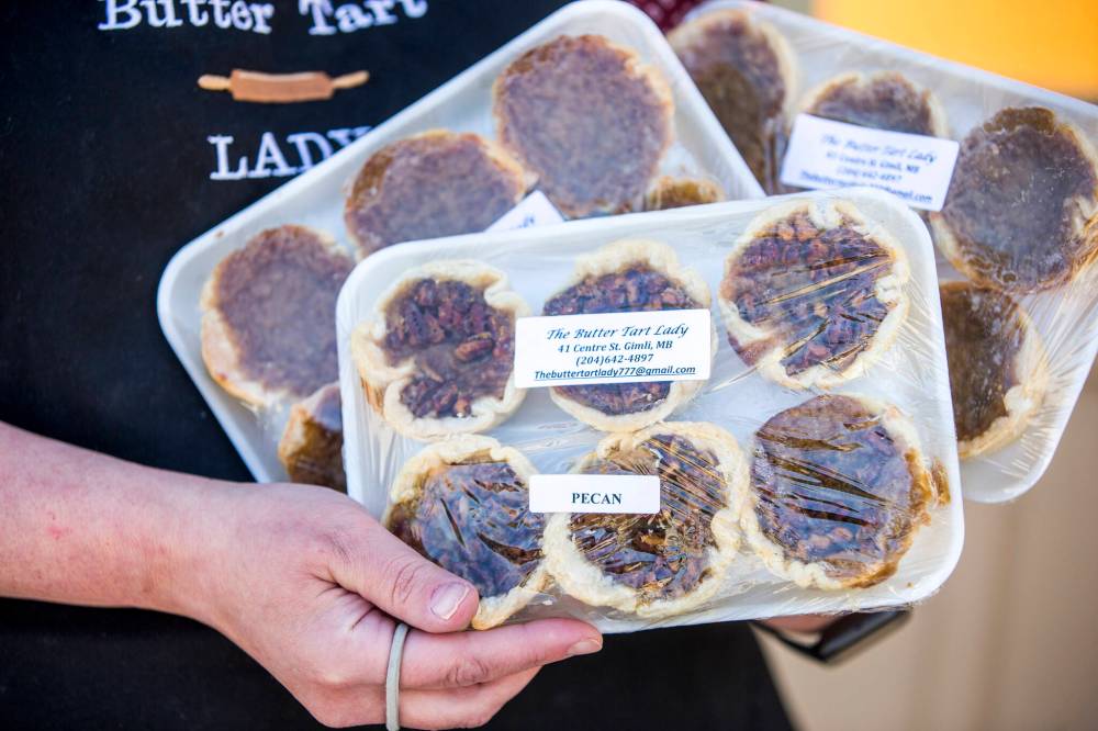 MIKAELA MACKENZIE / WINNIPEG FREE PRESS
The Butter Tart Lady’s Winnipeg location serves up a wide variety of its namesake dessert.