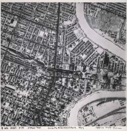 Elmwood from the air in 1945. (Files)