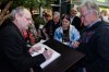 MIKE DEAL / WINNIPEG FREE PRESS
Author Randy Turner signs books during the launch of the Winnipeg Free Press City Beautiful book at McNally Robinson Thursday evening.