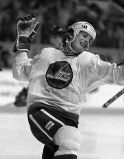 An undated photo of Hawerchuk in a game at Winnipeg Arena. (Ken Giglioitti / Winnipeg Free Press files)