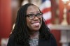 FILE - Supreme Court nominee Judge Ketanji Brown Jackson smiles as Sen. Richard Shelby, R-Ala., arrives for a meeting in his office on Capitol Hill in Washington, March 31, 2022. The first Black woman confirmed for the Supreme Court, Jackson, is officially becoming a justice. Jackson will be sworn as the court’s 116th justice at midday Thursday, June 30, just as the man she is replacing, Justice Stephen Breyer, retires. (AP Photo/J. Scott Applewhite, File)