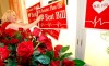 FILE - In this Feb. 14, 2012, file photo, Janet Folger Porter posts signs during a news conference at the Ohio Statehouse in Columbus, Ohio. An Ohio law banning most abortions once a 