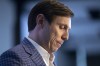 Patrick Brown at a rally in Brampton, Ont., on Sunday, March 13, 2022. A Conservative party insider says Patrick Brown's exit won't likely change the outcome of the leadership vote, but it may encourage candidates to change their strategies as the race winds down.THE CANADIAN PRESS/Chris Young