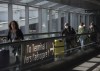 People leave after arriving at Pearson International Airport in Toronto on Monday, March 16, 2020. New COVID-19 testing rules came into effect in Canada Tuesday.THE CANADIAN PRESS/Nathan Denette