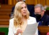 Minister of Sport Pascale St-Onge rises during Question Period in the House of Commons on Parliament Hill in Ottawa on Tuesday, June 14, 2022. THE CANADIAN PRESS/ Patrick Doyle