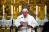 Pope Francis presides over a Vespers service at the Cathedral-Basilica of Notre Dame de Quebec, Thursday, July 28, 2022, in Quebec City, Quebec. Pope Francis is on a “penitential” six-day visit to Canada to beg forgiveness from survivors of the country’s residential schools, where Catholic missionaries contributed to the “cultural genocide” of generations of Indigenous children by trying to stamp out their languages, cultures and traditions. (AP Photo/John Locher)