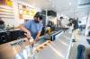 MIKAELA MACKENZIE / WINNIPEG FREE PRESS 
Athena Koodoo scoops ice cream into a cup at Chaeban Ice Cream, which is warning prices are about to jump as the cost of dairy continues to climb.