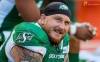 Roughriders defensive lineman Garrett Marino.