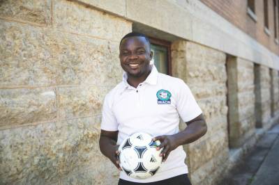 MARTA GUERRERO/LA LIBERTE
Worried about the loneliness that plagues many international students, Gode Katembo decided soccer might be the cure, and the Manitoba African Cup of Nations was born.