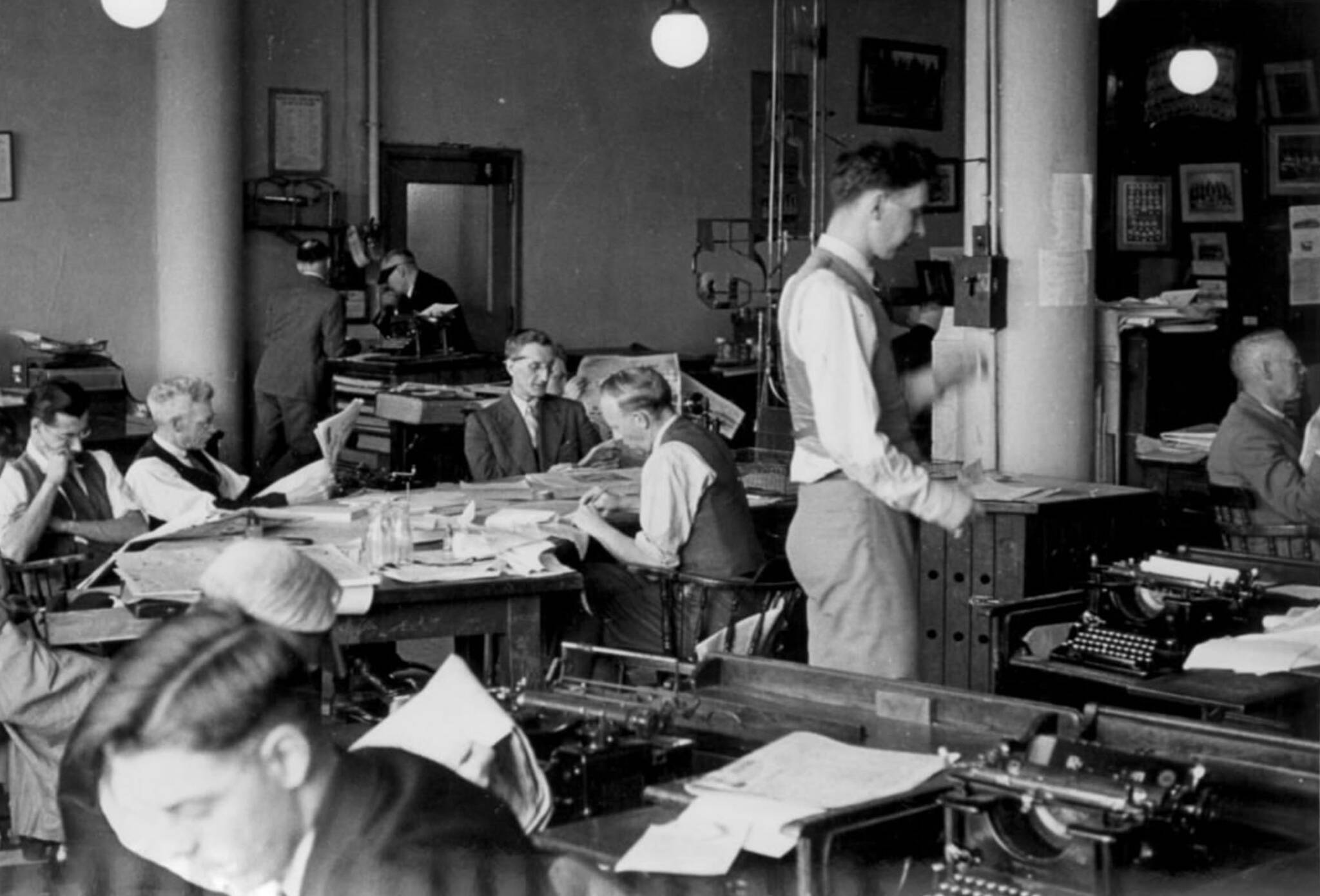Newsroom at 300 Carlton St.