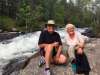 Dennis and Bernadette Lidgett, pictured after a family hike in Rushing River Provincial Park, one of their favourite camping spots. The couple was killed in their home last year. (Supplied)