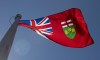 Ontario's provincial flag flies in Ottawa, Monday, July 6, 2020. THE CANADIAN PRESS/Adrian Wyld