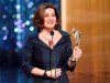 Lisa LaFlamme holds her award for best news anchor at the Canadian Screen Awards in Toronto on March 1, 2015. Veteran news anchor Lisa LaFlamme says she was 