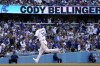 Los Angeles Dodgers' Cody Bellinger rounds third after hitting a solo home run during the seventh inning of a baseball game against the San Diego Padres Sunday, Aug. 7, 2022, in Los Angeles. (AP Photo/Mark J. Terrill)