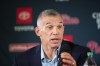 Philadelphia Phillies manager Joe Girardi speaks at an introductory press conference for new Phillies baseball players Zack Wheeler and Didi Gregorius, in Philadelphia, Monday, Dec. 16, 2019. (AP Photo/Matt Rourke)