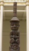 Seven delegates from the Nisga’a First Nation are in Scotland this week to discuss repatriating a memorial totem pole, as shown in this handout image provided by National Museums Scotland. THE CANADIAN PRESS/HO-National Museums Scotland 
**MANDATORY CREDIT**