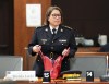 RCMP Commissioner Brenda Lucki appears as a witness at the Standing Committee on Public Safety and National Security on Parliament Hill in Ottawa on Monday, July 25, 2022. Canada’s top Mountie is scheduled to testify today before the inquiry into the 2020 mass shooting in Nova Scotia. THE CANADIAN PRESS/Sean Kilpatrick