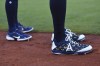 New York Yankees' Aaron Judge stands on the field during the playing of the national anthem before a baseball game against the Oakland Athletics in Oakland, Calif., Thursday, Aug. 25, 2022. (Jose Carlos Fajardo/Bay Area News Group via AP)