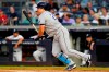 Tampa Bay Rays' Ji-Man Choi, of South Korea, grounds into a force out during the second inning of a baseball game against the New York Yankees Wednesday, Aug. 17, 2022, in New York. (AP Photo/Frank Franklin II)