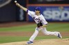New York Mets pitcher Jacob deGrom throws during the first inning of the team's baseball game against the Los Angeles Dodgers on Wednesday, Aug. 31, 2022, in New York. (AP Photo/Adam Hunger)