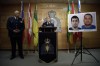 Assistant Commissioner Rhonda Blackmore speaks while Regina Police Chief Evan Bray, left, looks on during a press conference at RCMP 