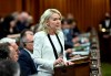 Interim Conservative Leader Candice Bergen rises during Question Period in the House of Commons on Parliament Hill in Ottawa on Wednesday, June 22, 2022. THE CANADIAN PRESS/Justin Tang