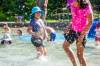 MIKAELA MACKENZIE / WINNIPEG FREE PRESS
                                Aurora, age seven (left) and Eva, nine, splash in the wading pool at Valour Community Centre in Winnipeg on Wednesday. It appears many wading pools are set to close by Aug. 19, which some complain is a few weeks ahead of schedule.