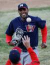 JOHN WOODS / WINNIPEG FREE PRESS FILES
                                Goldeyes first baseman David Washington was tied for the AA home run lead with 26 entering Thursday play.