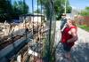 ETHAN CAIRNS / WINNIPEG FREE PRESS
                                Tracy Ball, left, and Aaron McDowell view the remains of 195 Matheson Avenue East after its demolition due to a fire friday morning.