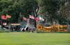 Members of two camps on the north and east lawns of the provincial legislative grounds were ordered to tear down their tents, teepees and fires last week, but haven't. (John Woods / Winnipeg Free Press files)