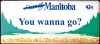 Friendly Manitoba blank license plate 2009. Winnipeg. close cut closecut