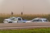 Police and investigators are seen at the side of the road outside Rosthern, Sask., on Wednesday, Sept. 7, 2022. The chief of a Saskatchewan First Nation is to speak the day after the suspect in a deadly stabbing rampage died after being taken into police custody. Myles Sanderson went into medical distress shortly after being arrested Wednesday, bringing an end to a four-day manhunt. THE CANADIAN PRESS/Heywood Yu