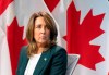 Senior Deputy Governor of the Bank of Canada Carolyn Rogers participates in a news conference, Wednesday, April 13, 2022 in Ottawa. THE CANADIAN PRESS/Adrian Wyld