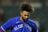 Toronto Blue Jays' Lourdes Gurriel Jr. leaves the game after a play at first base against the Baltimore Orioles during the second inning of a baseball game, Wednesday, Sept. 7, 2022, in Baltimore. The Toronto Blue Jays placed outfielder Lourdes Gurriel Jr. on the 10-day injured list on Friday due to a left hamstring strain.THE CANADIAN PRESS/AP, Julio Cortez