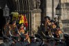 The coffin of Queen Elizabeth II is carried from St. Giles' Cathedral in Edinburgh, Scotland, Tuesday, Sept. 13, 2022. Provincial governments in Atlantic Canada have declared holidays in honour of the late queen’s funeral service on Monday. THE CANADIAN PRESS/AP -Bernat Armangue