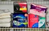 Various menstrual products are seen on Feb. 20, 2019, in Kennesaw, Ga. The Manitoba government plans to make millions of menstrual products available for free at schools, women's shelters and resource centres across the province. THE CANADIAN PRESS/AP-Mike Stewart