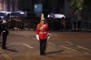 A guard soldier takes part in a rehearsal for the funeral procession of Queen Elizabeth II in London, Thursday, Sept. 15, 2022. The Queen will lie in state in Westminster Hall for four full days before her funeral on Monday, Sept. 19.(AP Photo/Markus Schreiber)