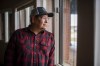 James Smith Cree Nation Chief Wally Burns stands for a photograph in a classroom at the school on James Smith Cree Nation on Tuesday, Sept. 20, 2022. Wally Burns is headed to Toronto to meet with federal ministers a series of deadly stabbings in his community earlier this month. THE CANADIAN PRESS/Liam Richards