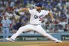 Los Angeles Dodgers starting pitcher Clayton Kershaw throws to the plate during the second inning of a baseball game against the St. Louis Cardinals, Saturday, Sept. 24, 2022, in Los Angeles. (AP Photo/Raul Romero Jr.)
