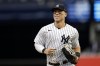 New York Yankees right fielder Aaron Judge runs to the dugout during the sixth inning of the team's baseball game against the Baltimore Orioles on Saturday, Oct. 1, 2022, in New York. (AP Photo/Adam Hunger)