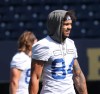 RUTH BONNEVILLE / WINNIPEG FREE PRESS

SPORTS - Bombers

Blue Bombers on IG Field during practice, Tuesday.
No. 84 Brendan O'Leary.


Sept 13th,  2022