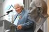 RUTH BONNEVILLE / WINNIPEG FREE PRESS
                                The Honourable Murray Sinclair speaks to the audience during the unveiling of a bronze bust at a special ceremony held at the Assiniboine Park Pavilion. Sinclair is being honoured by the Winnipeg Regional Real Estate Board.